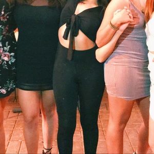 Oh Polly Black Jumpsuit